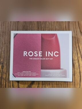 ROSE INC The Cream Color Gift Set -  Lip & Cheek Set BNIB